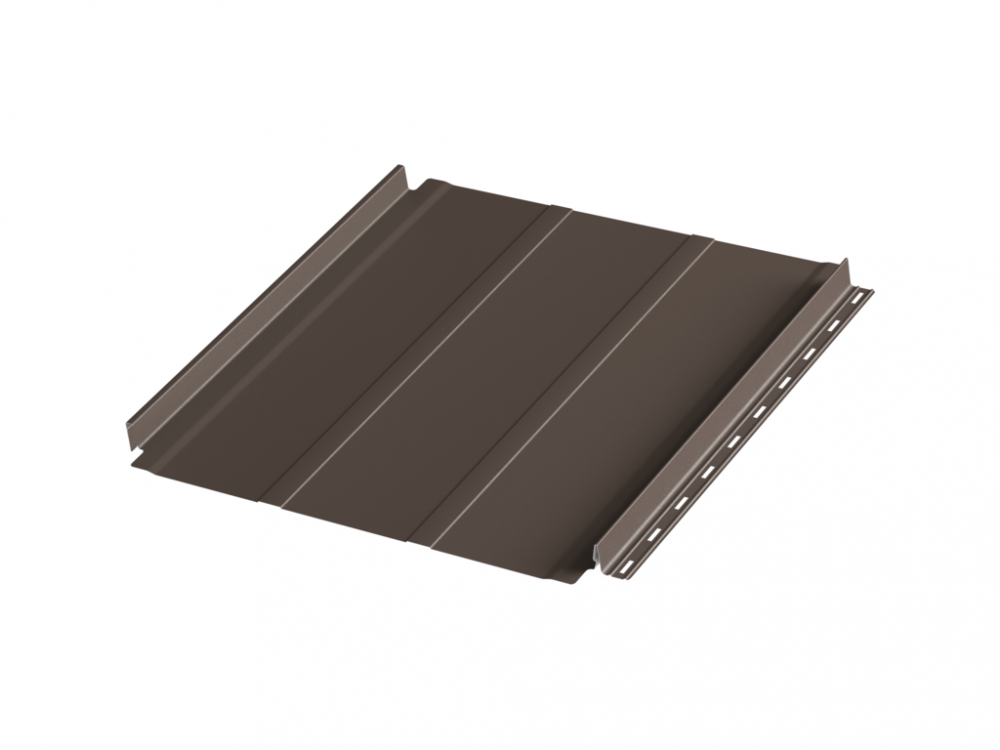 Фальцевая панель AQUACLICK Силуэт 2 (с подгибом) (RR32) Polyester