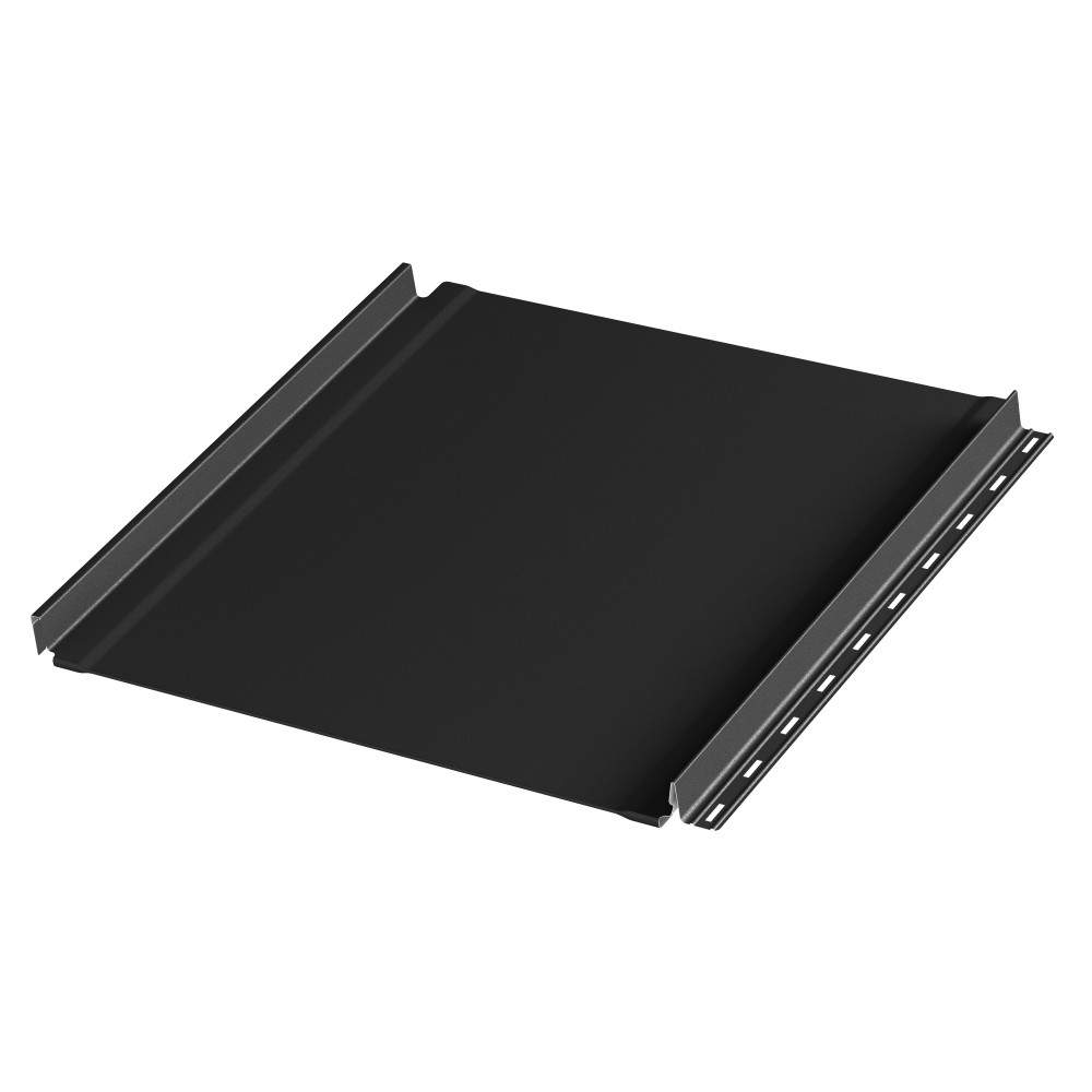 Фальцевая панель AQUACLICK Эталон (с подгибом) мат. (RAL9005) Rooftop