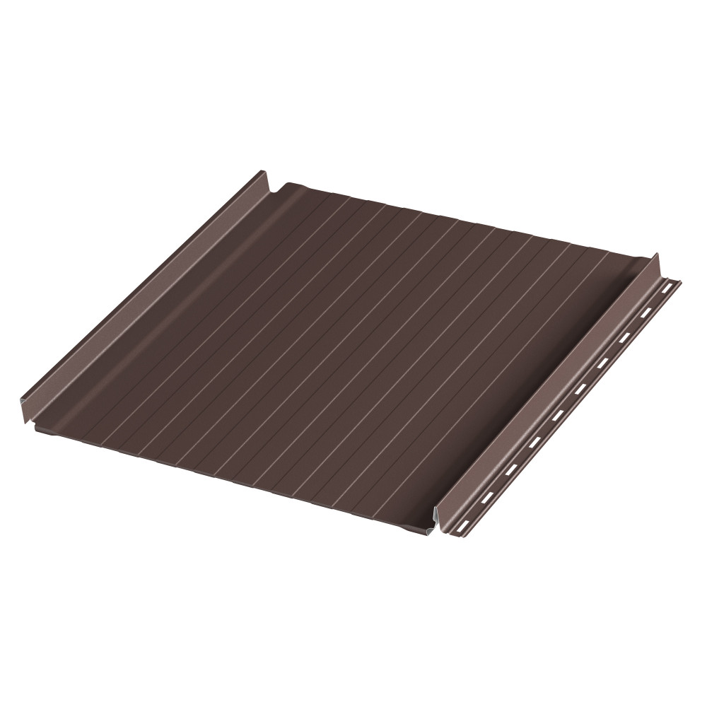 Фальцевая панель AQUACLICK Силуэт 8 (с подгибом) мат. (RAL8017) Rooftop