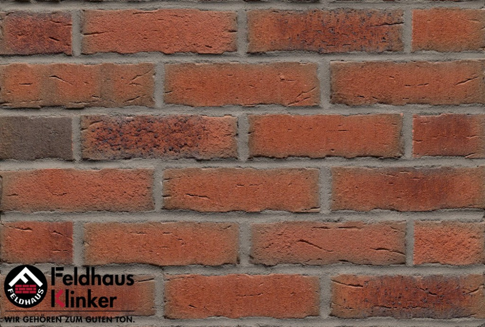 Клинкерная плитка Feldhaus Klinker R698NF 14 sintra terracotta bario