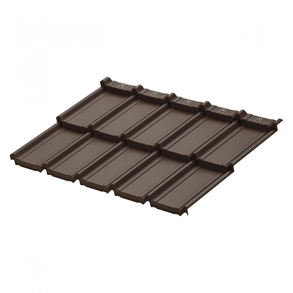 Модульная металлическая черепица Гётеборг Матовый (RR32) 1205х765 мм Rooftop